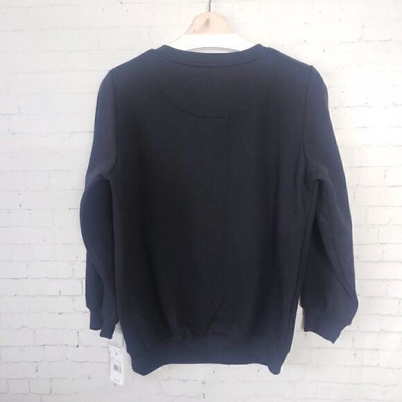 NEW Rolling Stones Crewneck Sweatshirt Size S Womens Spiked Toung Mouth … - Picture 6 of 6